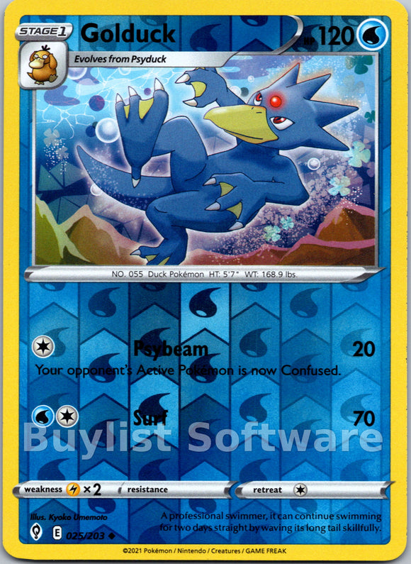 Golduck [025/203] [Evolving Skies] Reverse Holofoil