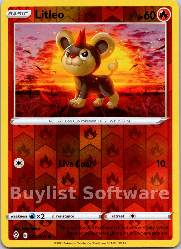 Litleo [022/203] [Evolving Skies] Reverse Holofoil