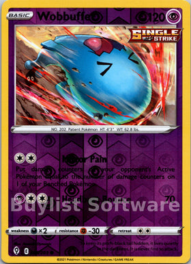 Wobbuffet [066/203] [Evolving Skies] Reverse Holofoil