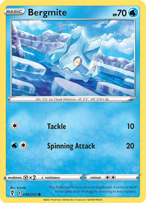 Bergmite [044/203] [Evolving Skies] Reverse Holofoil
