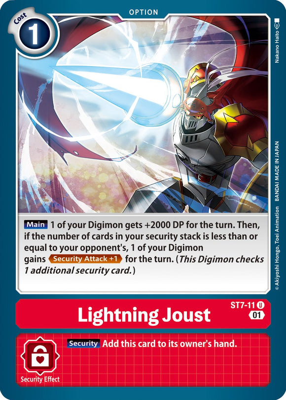Lightning Joust [ST7-11] [Starter Deck 07: Gallantmon]