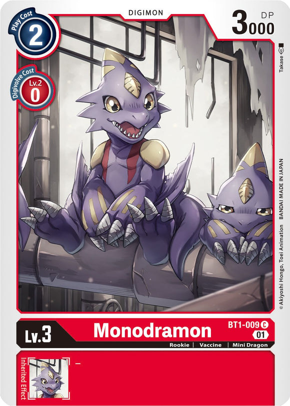 Monodramon (Alternate Art) [BT1-009] [Starter Deck 07: Gallantmon]