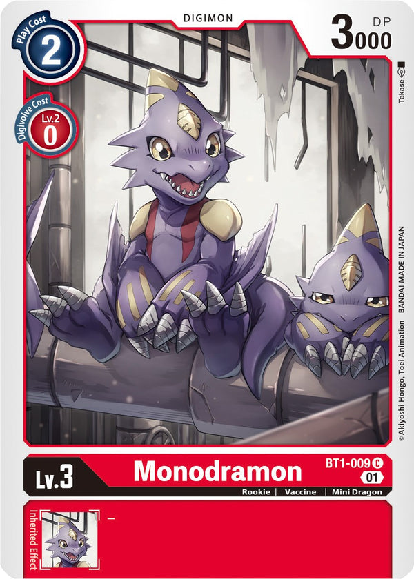 Monodramon (Alternate Art) [BT1-009] [Starter Deck 07: Gallantmon]
