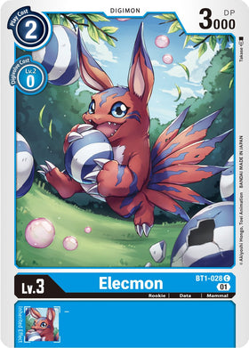 Elecmon (Alternate Art) [BT1-028] [Starter Deck 08: Ulforce Veedramon]