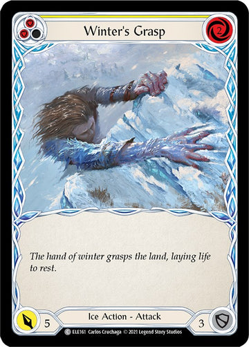 Winter's Grasp (Yellow) [ELE161] [Tales of Aria] Unlimited Edition Rainbow Foil