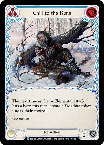 Chill to the Bone (Blue) [ELE165] [Tales of Aria] Unlimited Edition Rainbow Foil