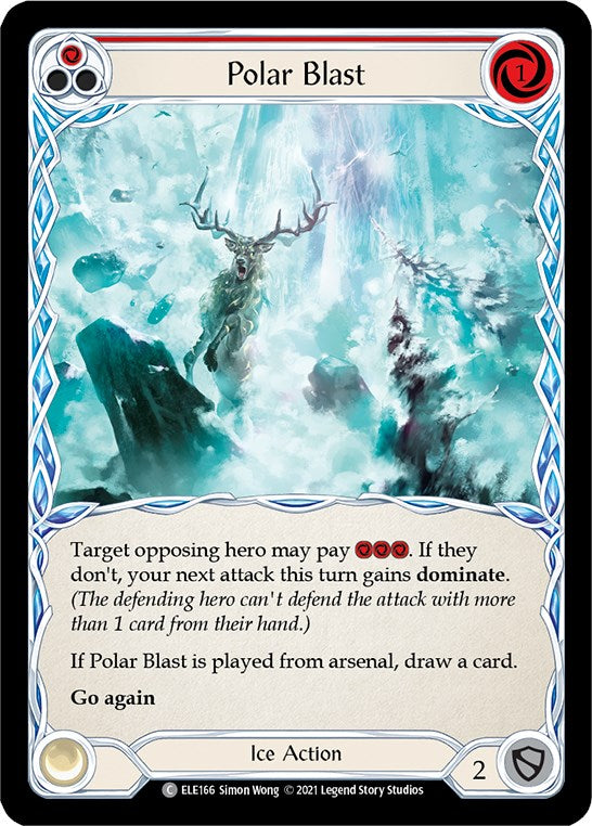 Polar Blast (Red) [ELE166] [Tales of Aria] Unlimited Edition Normal