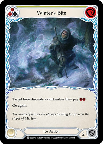 Winter's Bite (Yellow) [ELE170] [Tales of Aria] Unlimited Edition Rainbow Foil