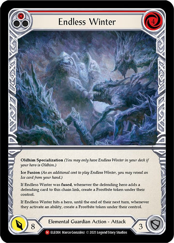 Endless Winter [ELE004] [Tales of Aria] Unlimited Edition Normal
