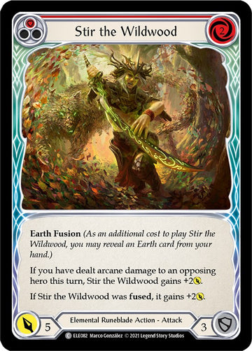 Stir the Wildwood (Red) [ELE082] [Tales of Aria] 1st Edition Normal