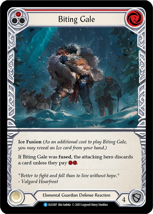 Biting Gale (Red) [ELE007] [Tales of Aria] 1st Edition Normal
