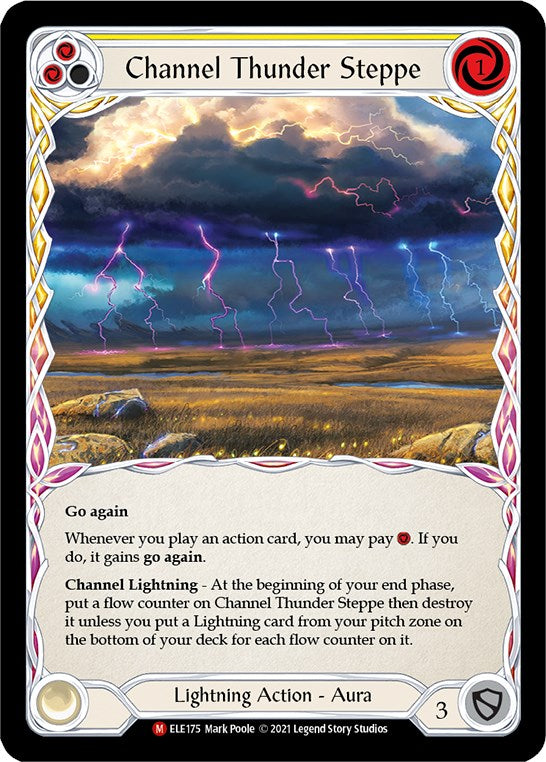 Channel Thunder Steppe [ELE175] [Tales of Aria] Unlimited Edition Rainbow Foil