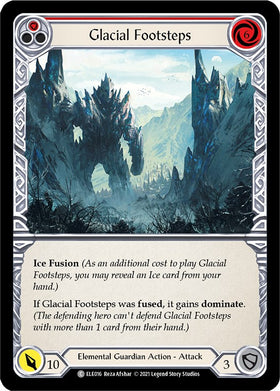 Glacial Footsteps (Red) [ELE016] [Tales of Aria] 1st Edition Normal