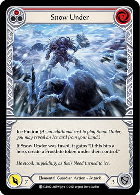 Snow Under (Red) [ELE022] [Tales of Aria] Unlimited Edition Rainbow Foil