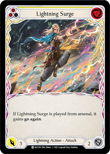 Lightning Surge (Yellow) [ELE190] [Tales of Aria] Unlimited Edition Normal