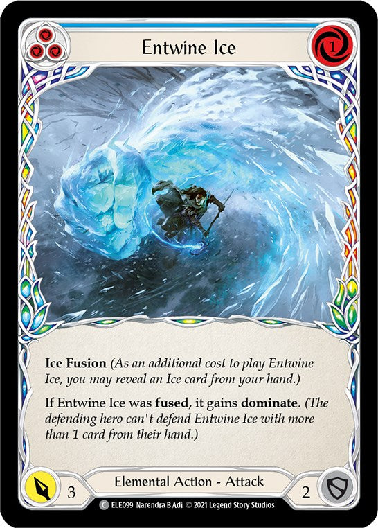 Entwine Ice (Blue) [ELE099] [Tales of Aria] Unlimited Edition Normal