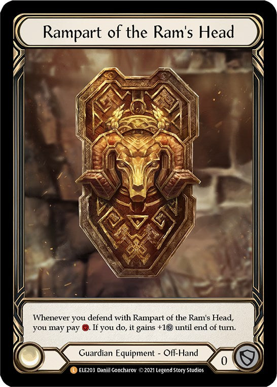 Rampart of the Ram's Head [ELE203] [Tales of Aria] Unlimited Edition Rainbow Foil