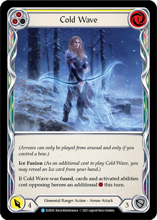 Cold Wave (Yellow) [ELE039] [Tales of Aria] Unlimited Edition Normal