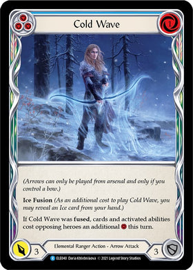 Cold Wave (Blue) [ELE040] [Tales of Aria] Unlimited Edition Normal