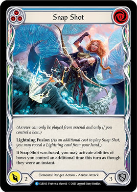 Snap Shot (Blue) [ELE043] [Tales of Aria] 1st Edition Normal