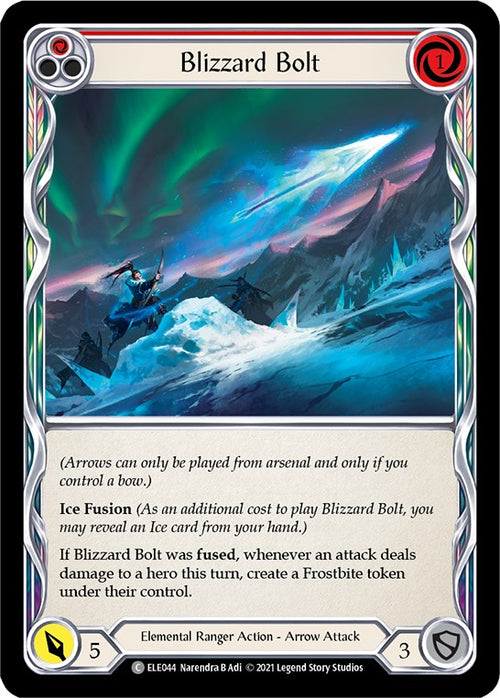 Blizzard Bolt (Red) [ELE044] [Tales of Aria] Unlimited Edition Normal