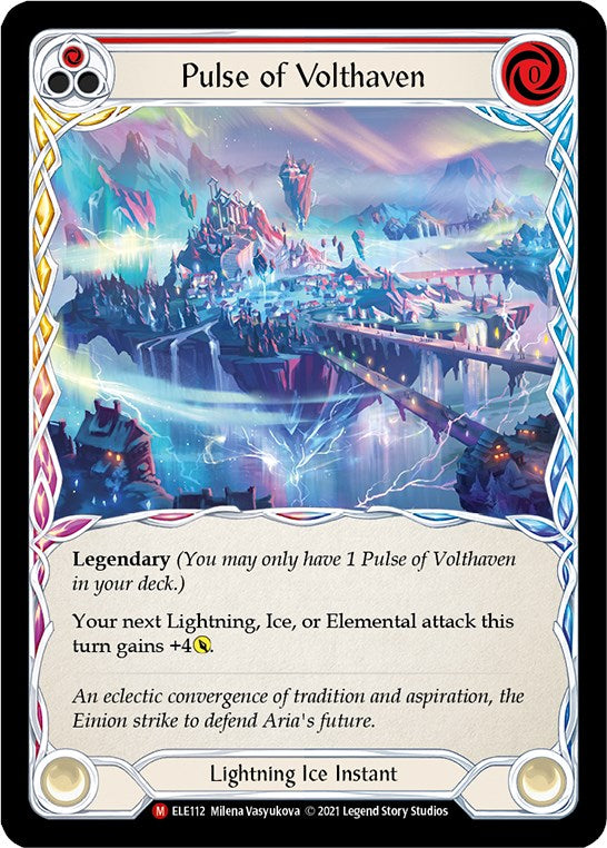 Pulse of Volthaven [ELE112] [Tales of Aria] Unlimited Edition Rainbow Foil