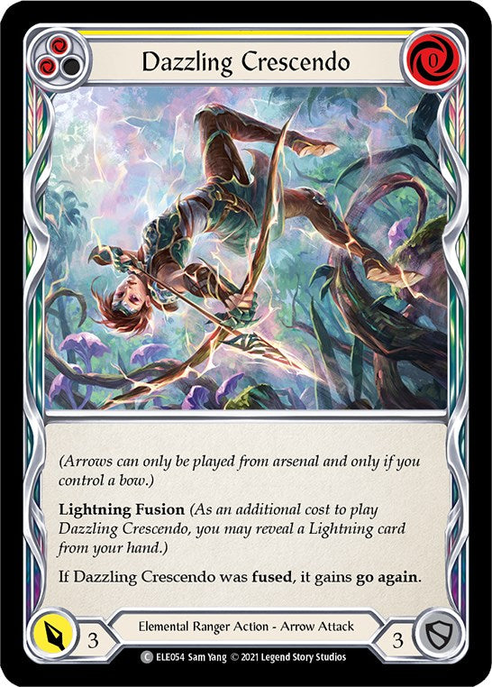 Dazzling Crescendo (Yellow) [ELE054] [Tales of Aria] Unlimited Edition Normal
