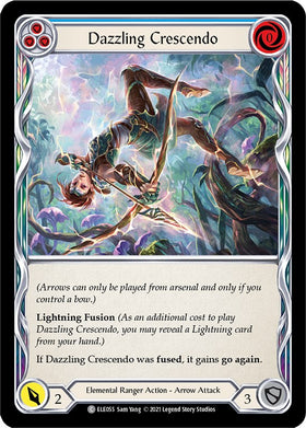 Dazzling Crescendo (Blue) [ELE055] [Tales of Aria] 1st Edition Rainbow Foil