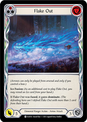 Flake Out (Red) [ELE056] [Tales of Aria] 1st Edition Normal