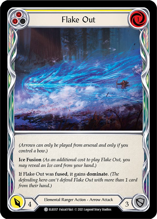 Flake Out (Yellow) [ELE057] [Tales of Aria] Unlimited Edition Normal
