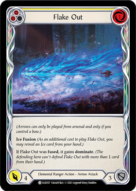 Flake Out (Yellow) [ELE057] [Tales of Aria] Unlimited Edition Rainbow Foil
