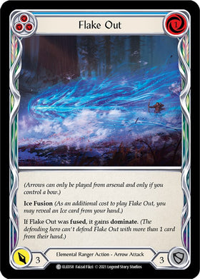Flake Out (Blue) [ELE058] [Tales of Aria] 1st Edition Normal