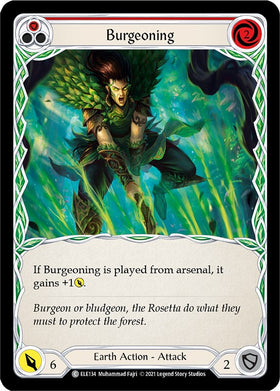 Burgeoning (Red) [ELE134] [Tales of Aria] Unlimited Edition Rainbow Foil