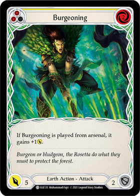 Burgeoning (Yellow) [ELE135] [Tales of Aria] Unlimited Edition Normal