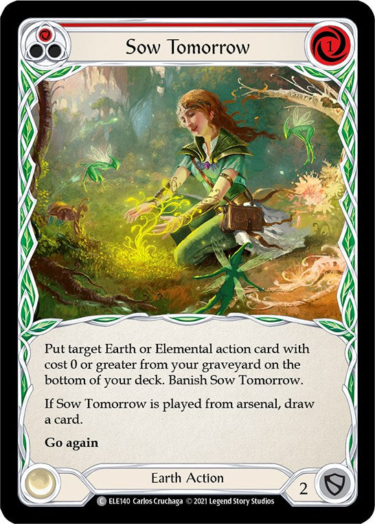 Sow Tomorrow (Red) [ELE140] [Tales of Aria] Unlimited Edition Rainbow Foil