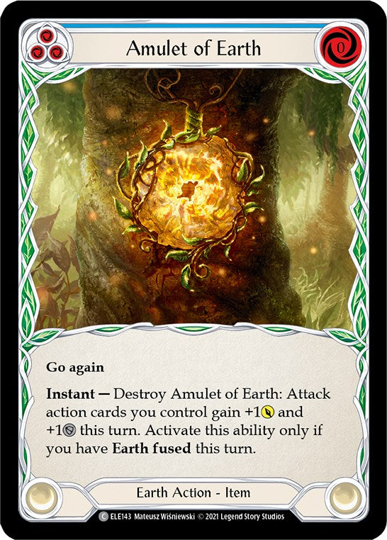 Amulet of Earth [ELE143] [Tales of Aria] 1st Edition Normal