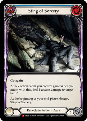 Sting of Sorcery [ELE226] [Tales of Aria] Unlimited Edition Rainbow Foil