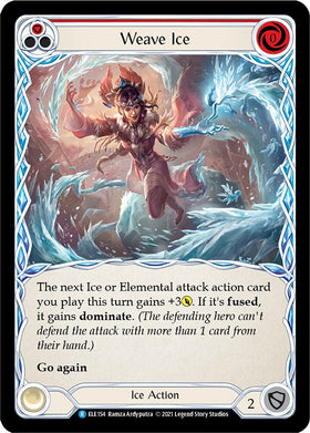 Weave Ice (Red) [ELE154] [Tales of Aria] 1st Edition Normal