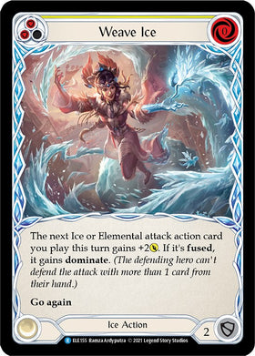 Weave Ice (Yellow) [ELE155] [Tales of Aria] Unlimited Edition Rainbow Foil