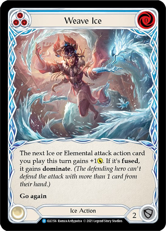 Weave Ice (Blue) [ELE156] [Tales of Aria] Unlimited Edition Rainbow Foil