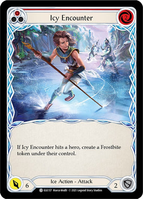 Icy Encounter (Red) [ELE157] [Tales of Aria] 1st Edition Normal