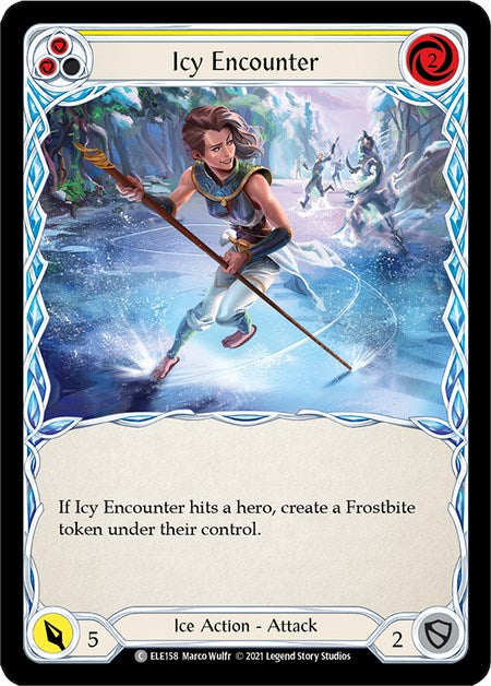 Icy Encounter (Yellow) [ELE158] [Tales of Aria] Unlimited Edition Normal