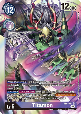 Titamon [BT6-081] [Double Diamond] Foil