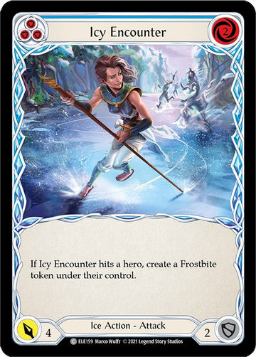 Icy Encounter (Blue) [ELE159] [Tales of Aria] Unlimited Edition Normal