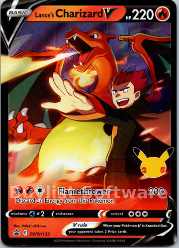 Lance's Charizard V [SWSH133] [Sword & Shield Promo Cards] Holofoil