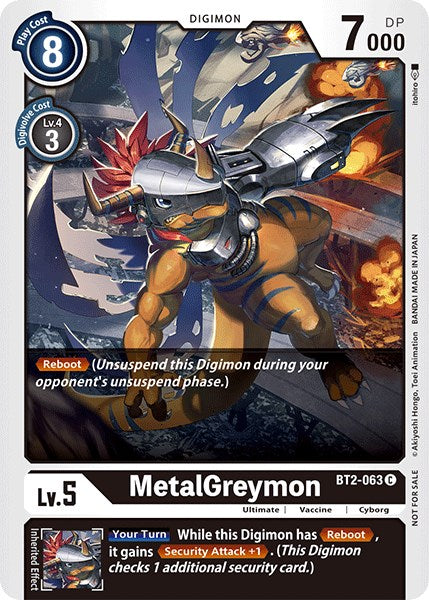 MetalGreymon (Official Tournament Pack Vol.3) [BT2-063] [Release Special Booster 1.0]
