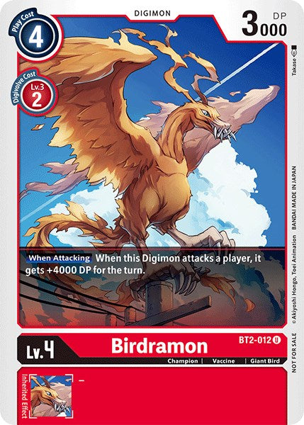 Birdramon (Official Tournament Pack Vol.3) [BT2-012] [Release Special Booster 1.0]
