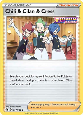 Chili & Cilan & Cress [227/264] [Fusion Strike]