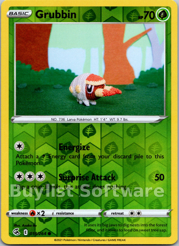 Grubbin [018/264] [Fusion Strike] Reverse Holofoil