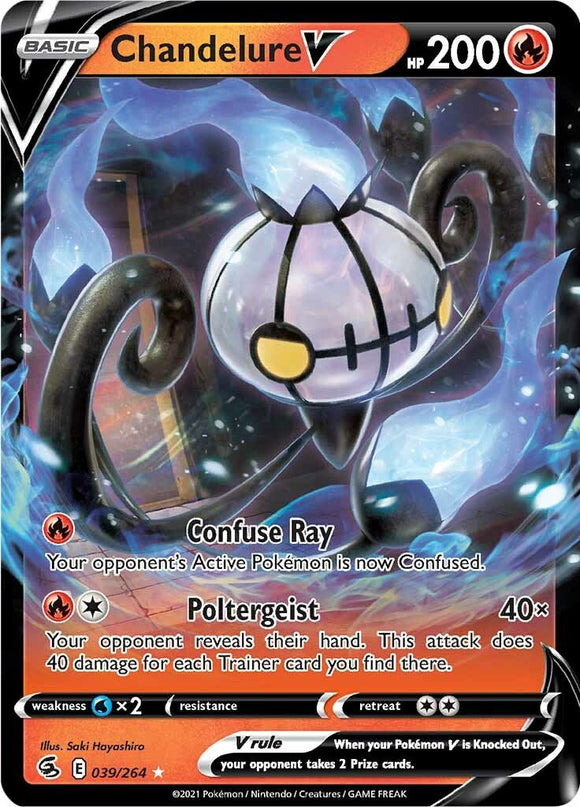 Chandelure V [039/264] [Fusion Strike] Holofoil